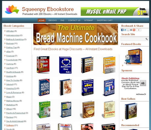 Product picture  WordPress Automated Ebook Store + 200 Ebooks 